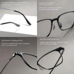 Large Frame Optical Glasses Set Of Polarized Night-Vision Film