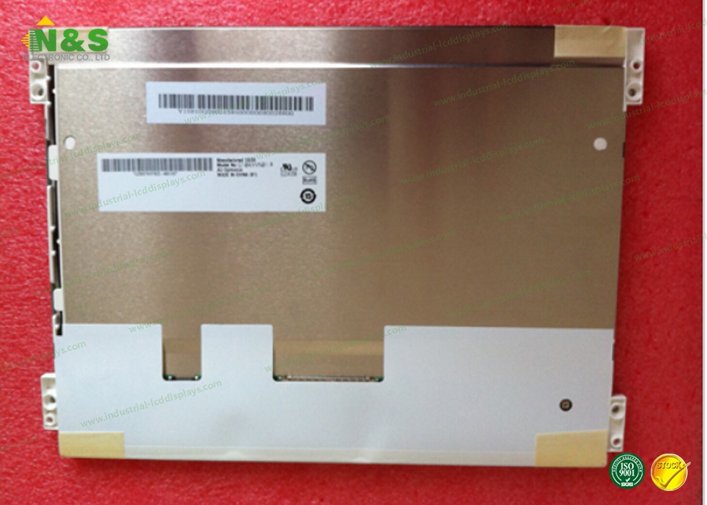 Antiglar 10.4 Inch TFT LCD Panel PSA Normally Black G104XVN01.0 1024 * 768 EPD Screen