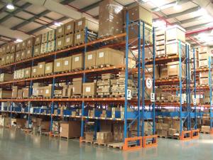 China High Density Steel Racking Systems With Spraying Paint , 500kg - 1500kg wholesale