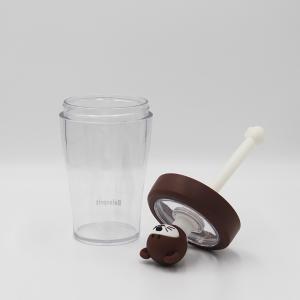 China 430ml BPA Free Straw Plastic Water Bottle for Sports and Fitness Enthusiasm wholesale