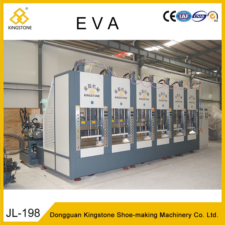 One Color EVA Foamging Shoe / Slippers Sandals / Sole Injection Molding Machine