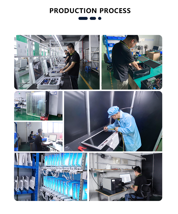 15.6 Inch Industrial Lcd Touch Screen Monitor 4GB Memory Capacitive Touch PC