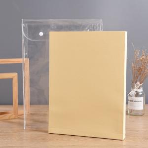China Folder Plastic Button Bag Holder Packaging PVC Document File Recycled wholesale