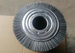 Grit 120 Industrial Roller Brushes Wire Drum Wood Wheel Brush For Woodworking