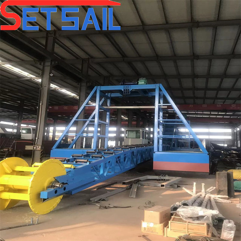 Diesel Engine Power Chain Bucket River Gold Diamond Dredger