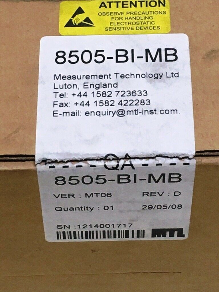 8505-BI-MB Modbus BIM Module 300MA MAX 12V 1W 100PF Modbus Bus Interface Module