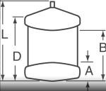 SMD Tantalum Capacitor 1000UF 6.3 V 592D108X96R3R2T20H
