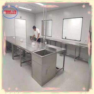 China Bolt Connection Stainless Steel Lab Bench Integral Structure Of Drawers wholesale