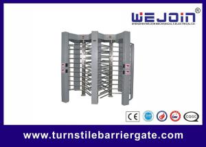 China LED Display Pedestrian Security Gates Controlled Full Height Turnstile wholesale