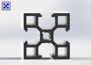 China 30 * 30 Extruded Aluminum T Slot Profile 5.0mm Hole International Standard For Lifts wholesale