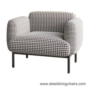 China Armrest Grey One Seater Sofa wholesale