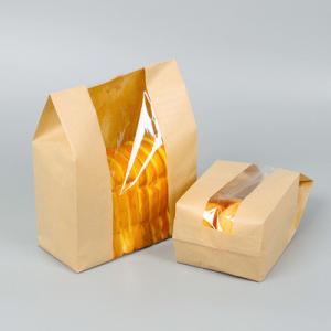 China French Caterpillar Bread Takeaway Paper Bags 50-320mm Height wholesale