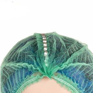 China PP Non woven Disposable Hood Cap Breathable Nurse Hat With Metal Strip wholesale