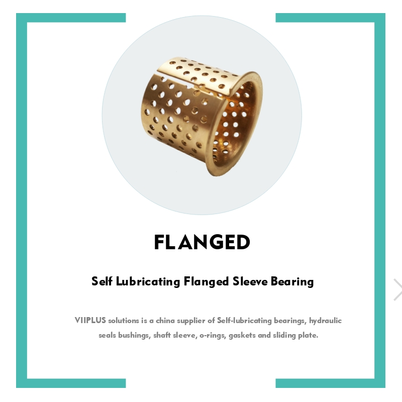 flange wrapped bronze bushing