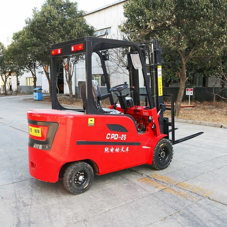 60V 4x4 Powered Forklift Fork-lift Truck 2.5T Full Electric Pallet Stacker Forklift