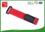 100 * 20mm Durable Straps , Pink Color Velco Cable Ties