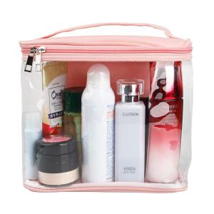 China Leak Proof Zipper Clear Travel Bags For Toiletries wholesale