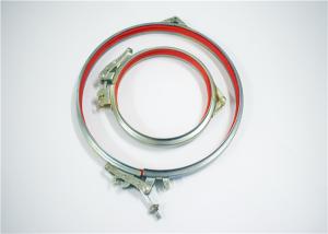 China 304 Stainless Steel Quick Release Toggle Clamp , 4-32'' Piping System Adjustable Pipe Clamp wholesale
