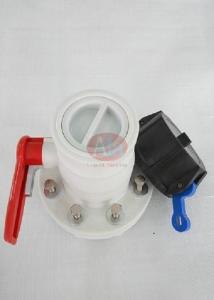 China Waterproof 3'' Ball Flexitank Valve / Ibc Container Fittings -20℃~+80℃ wholesale