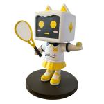Fiberglass Figure Sculpture Tennis Girl For Store Window Display