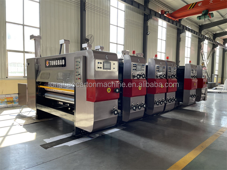 Automatic speed Flexo Printing Slotting Die-cutting Machine for Your Production Line