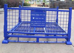 China Lockable Gas Cylinder Stillage Pallet Cage With Access Gates wholesale