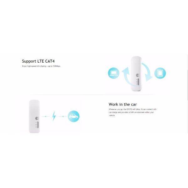 Unlocked Huawei E8372h-320 LTE 4G USB WiFi Modem Dongle Package Gross Weight 1.000kg