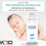 Hand Sanitizer Medicinal Alcohol 75% Gel Disinfection With Against Germs