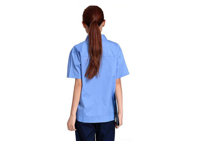 Comfortable Industrial Work Uniforms , Custom Work Uniform Shirts With Short Sleeve