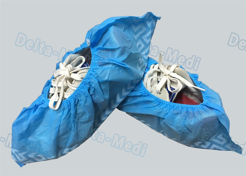 PP White Non Slip Shoe Covers , Lightweight Waterproof Protective Shoe Covers