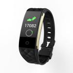 Real Time Smart Heart Rate Bracelet 0.96'' OLED Smart Wristband For Sports
