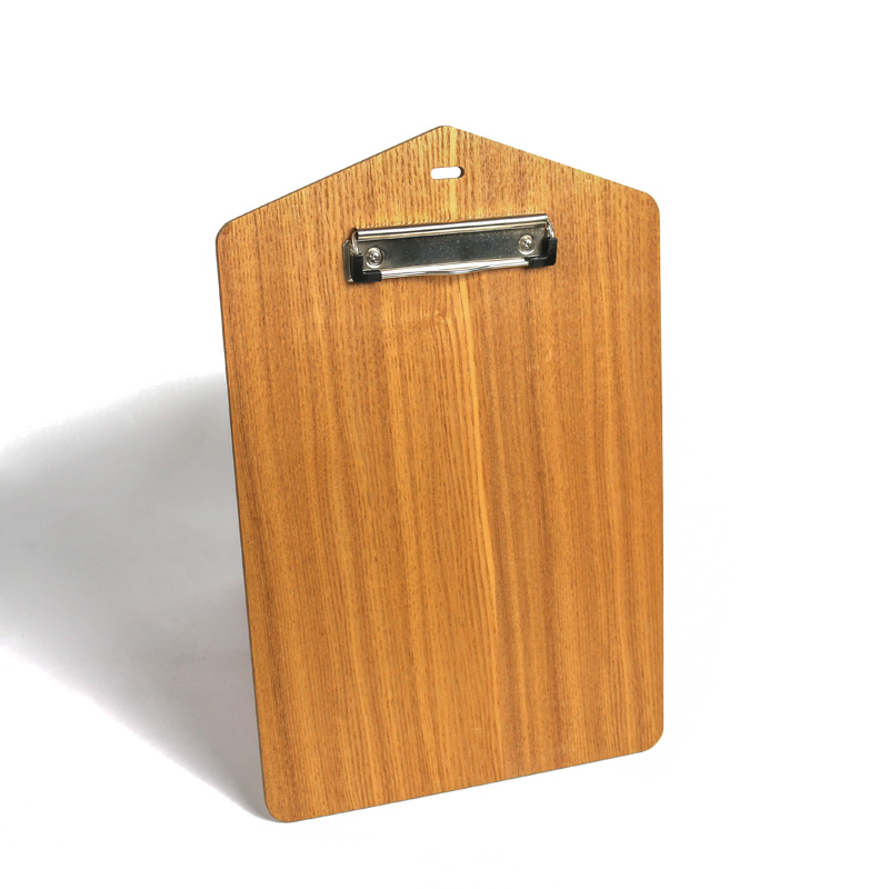 Wooden Menu Clipboard. Versatile Folder Board Ideal for Writing. Sturdy Board and Clip. Cardboard and Wood.