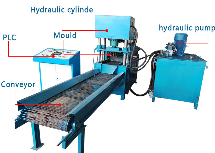 Hydraulic Charcoal Briquette Press Machine For Olive Waste Pomace