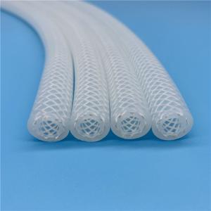 China Flexible Reinforced Polyester Braided Silicone Hose Transparent wholesale