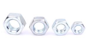 China Multipurpose Carbon Steel Nuts , Hexagon Lock Nut Zinc Plated Surface wholesale