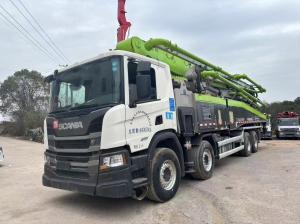 China ZLJ5441THBSE Used Scania Concrete Pump Truck With Zoomlion Mounted Pump wholesale
