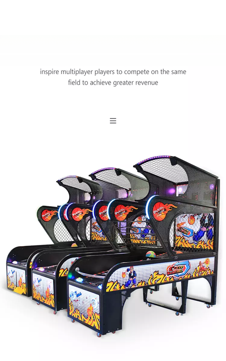 Dreamland Amusement Center Electronic Basketball Machine Coin Operated Street Basketball Arcade Game Machine