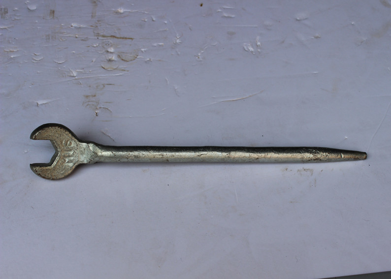 Construction worker holding tools Single Open end wrench Alloy steel material