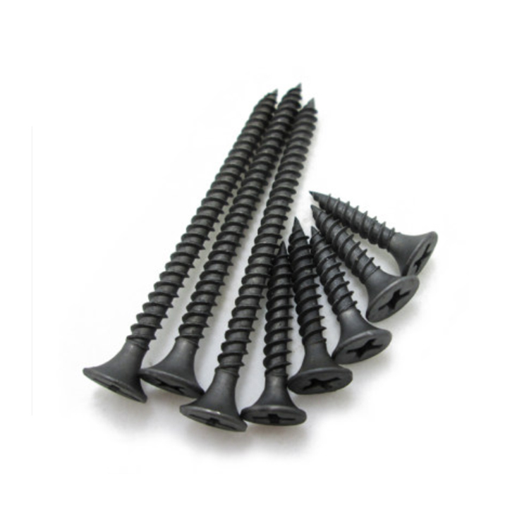 Dry Wall Screw Stainless Steel Flat Bugle Head Gypsum Self Tapping Drywall Screw Black Phosphated