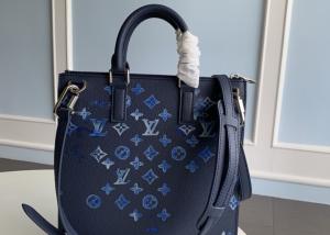China Square Women'S Genuine Leather Crossbody Bags , 18cm Blue Crossbody Handbag wholesale