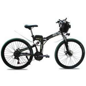 China 26 Inch Electric Mountain Bicycles 46V 10AH Lithium Battery 350W Folding wholesale
