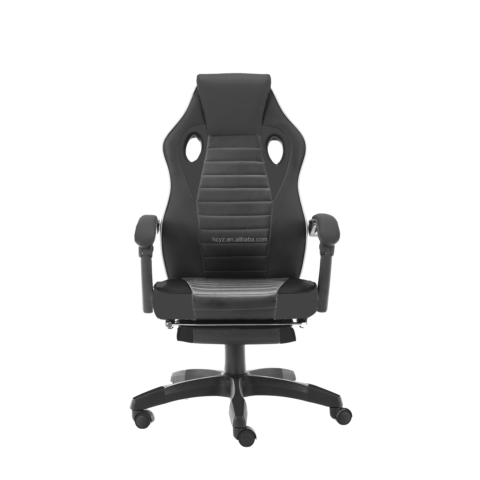 HCYZ OEM Racing Style Leather Office Gaming Chair For Children Metal Type Iron Swivel