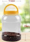 Food Storage Tank Plastic Honey Bottle Multi Level Capacity Thickened Lid