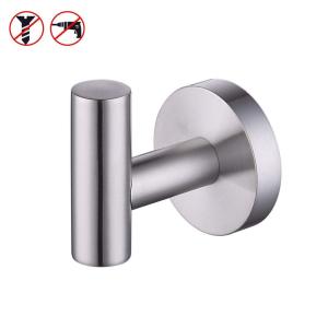 China Commercial Bathroom Hardware Accessories Wall Mount Single Coat Hook wholesale