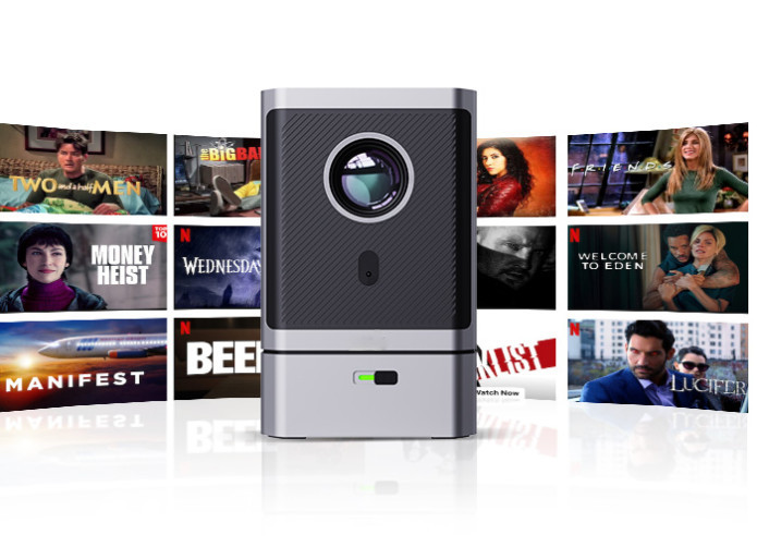 Portable Home Theater Projector 300 LUMENS For Outdoor Entertainment Backyard Parties