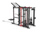 Professional Commercial Multi Station Gym Equipment , Cable Power Combo Rack