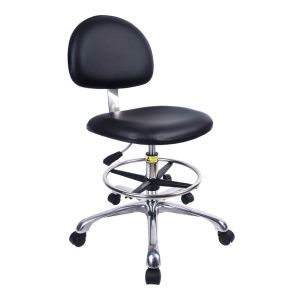 China Adjustable Height Lab PU Leather Chairs on sale