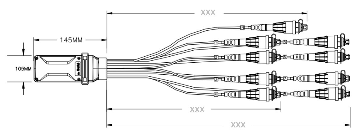 Optical Splitter Access Terminal with SC/APC opti-tap Corning connector