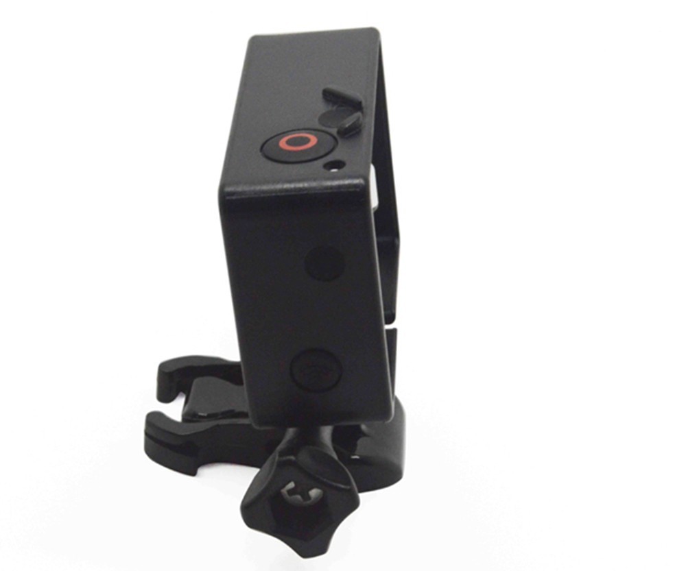 Go Pro Accessories Portable Standard Frame Mount With Button For GoPro Hero 4 3+ 3 Action Camera Mounting Hardware