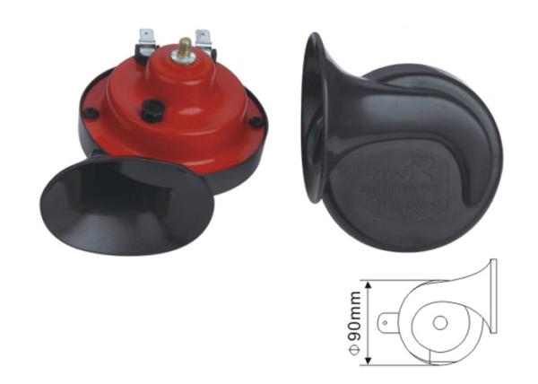 EST1001 12V/24V Snail Shape Car Horn Loud Truck Electric Vehicle Horn 100-115DB